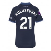 Tottenham Hotspur Dejan Kulusevski #21 Auswärtstrikot Frauen 2023-24 Kurzarm